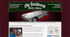 Desktop Screenshot of oldejonesboroughbodyshop.com